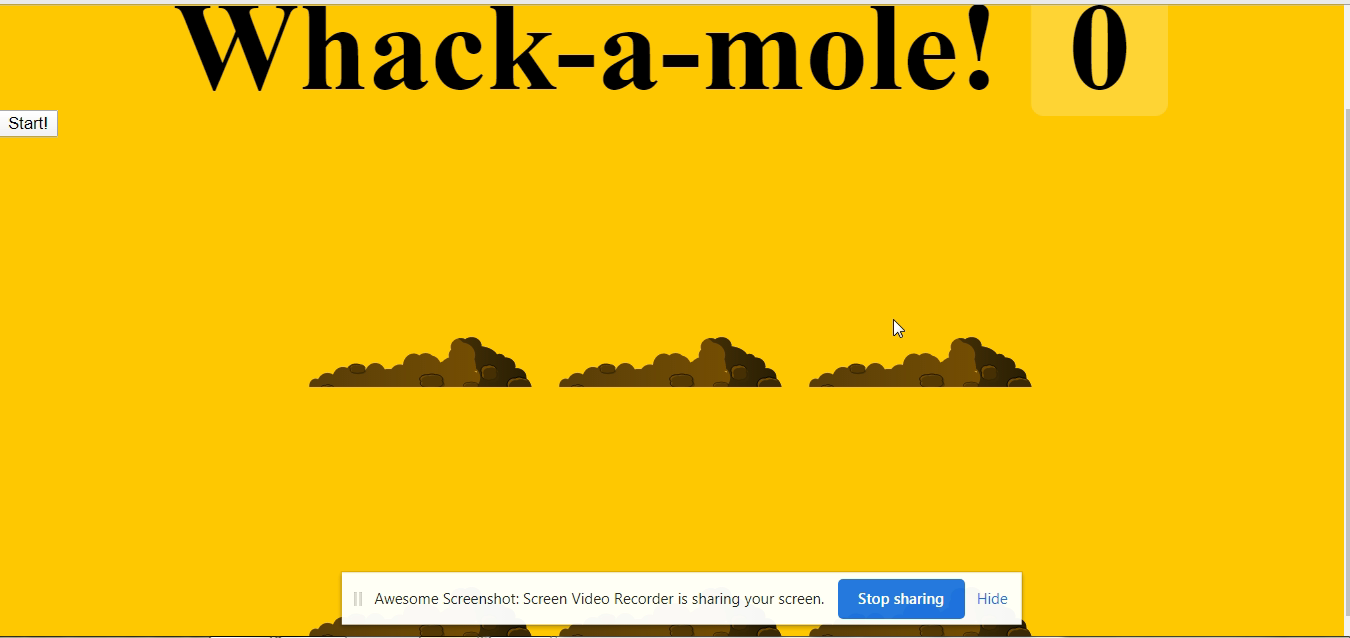 WHack a mole by Hashim.netlify.com